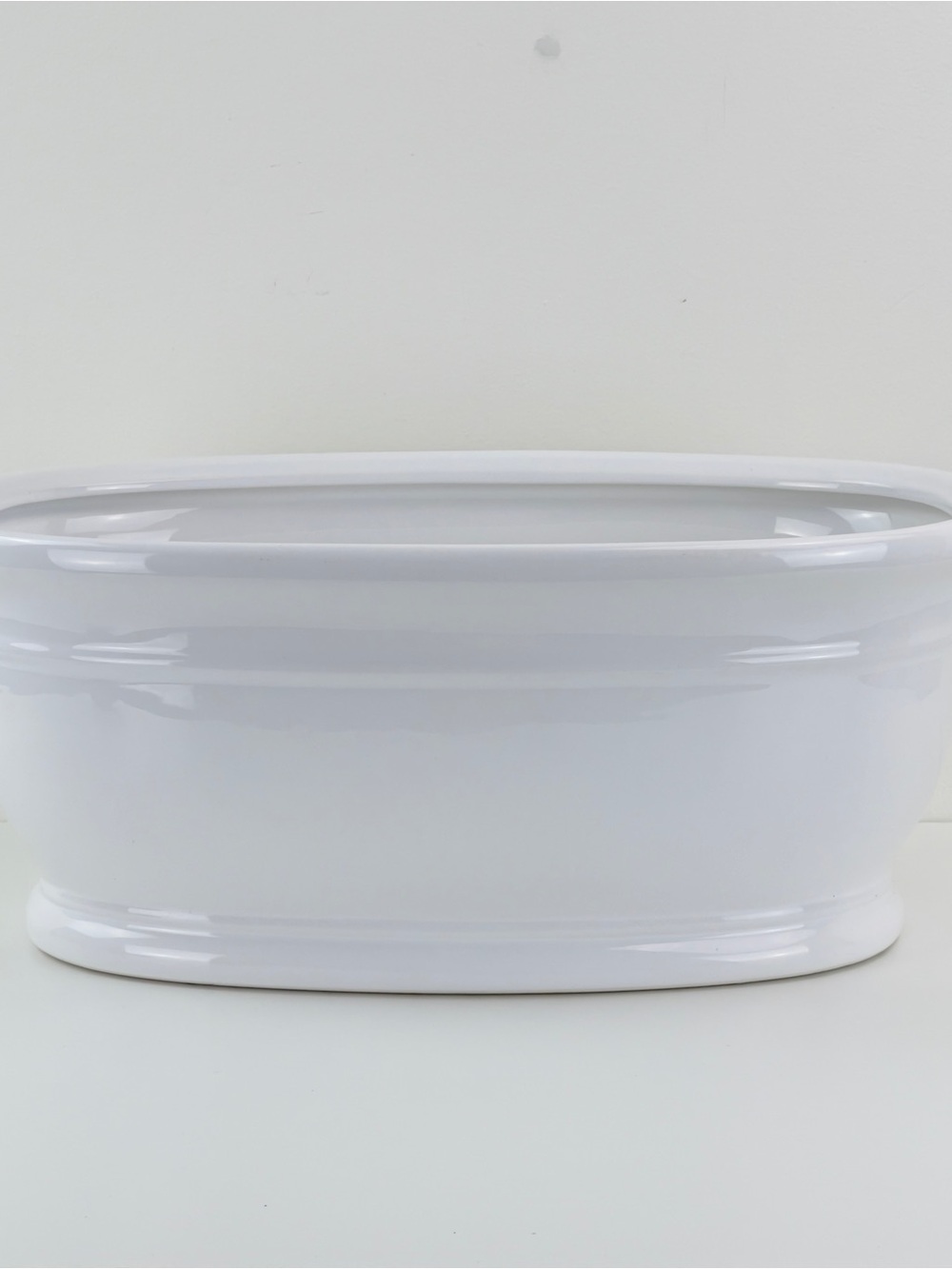 TARGET HOME Large Ceramic Party Ice Bucket 7”Hx16.5”Lx11”W